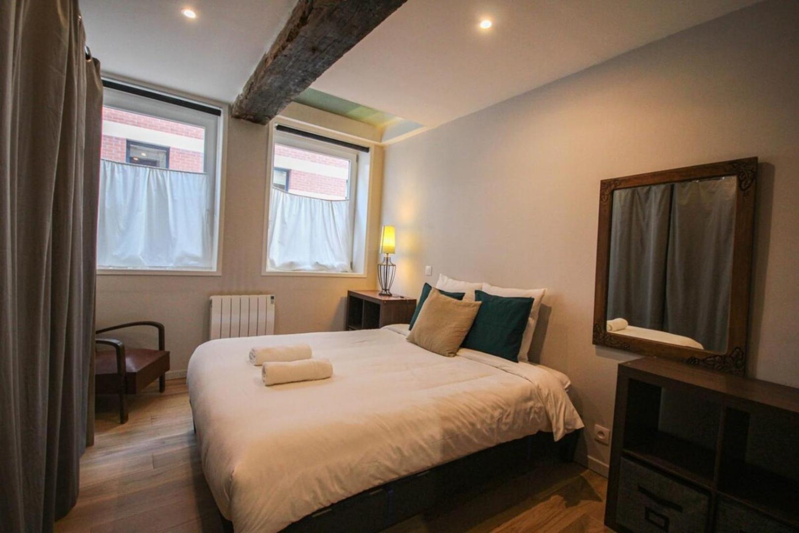 Duplex In The Heart Of Old Lille Terrace + Parking Apartment Exterior photo
